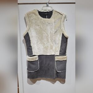 Pol Faux Leather Vest Jacket